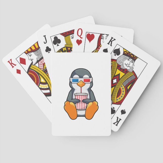 Jeu De Cartes Lunettes de cinéma Penguin Coupe de boisson (dos)