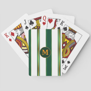 Jeu De Cartes Luxe Linge tendance Green Texture Collection