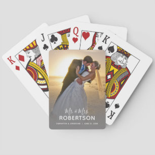 Jeu De Cartes M. et Mme Wedding Photo