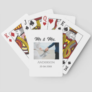 Jeu De Cartes M & Mme ajoutent le nom de famille date année cade