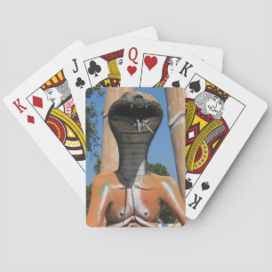 Jeu De Cartes M. Snake AKA Cobra Head ... Enfer bouddhiste