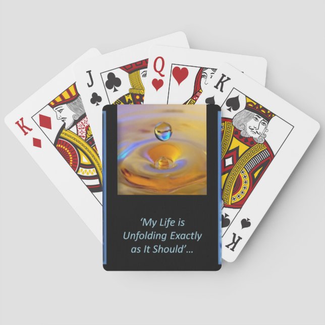 Jeu De Cartes Ma vie --" série - cartes de jeu (dos)