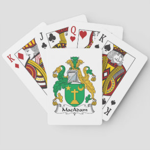 Jeu De Cartes MacAdam Family Crest