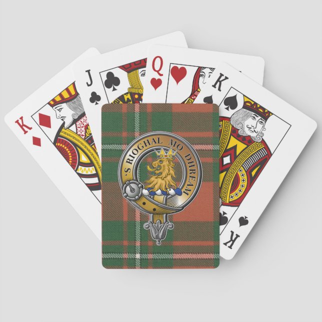 Jeu De Cartes MacGregor Tartan & Badge (dos)