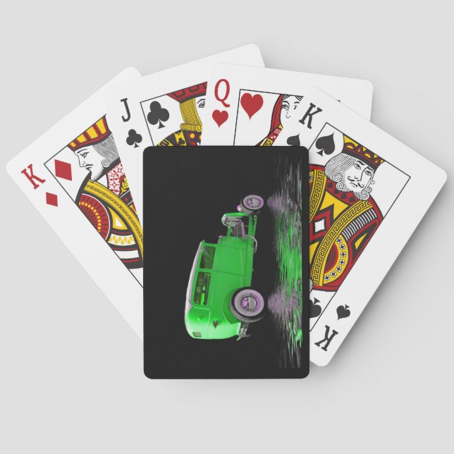 Jeu De Cartes Machine Verte - Cartes De Jeu Classiques (dos)