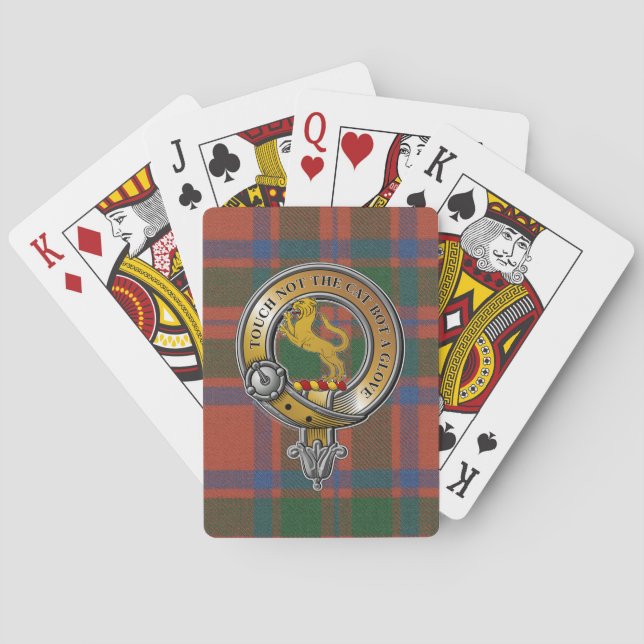 Jeu De Cartes MacIntosh Tartan & Badge (dos)