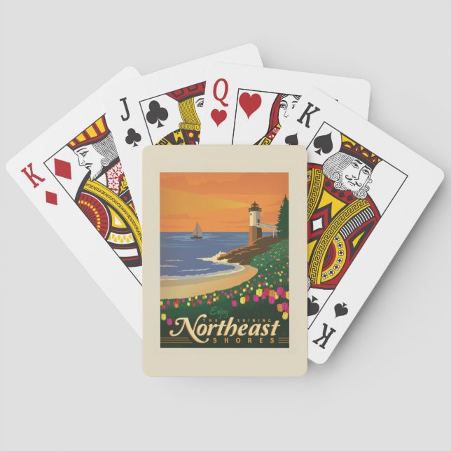 Jeu De Cartes Macy's Flower Show | Nord-Est (dos)