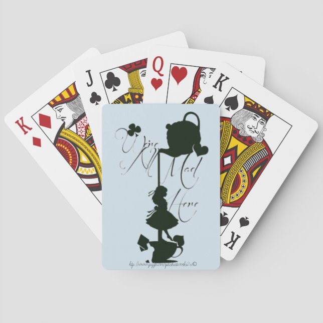 Jeu De Cartes "Mad Alice" (dos)