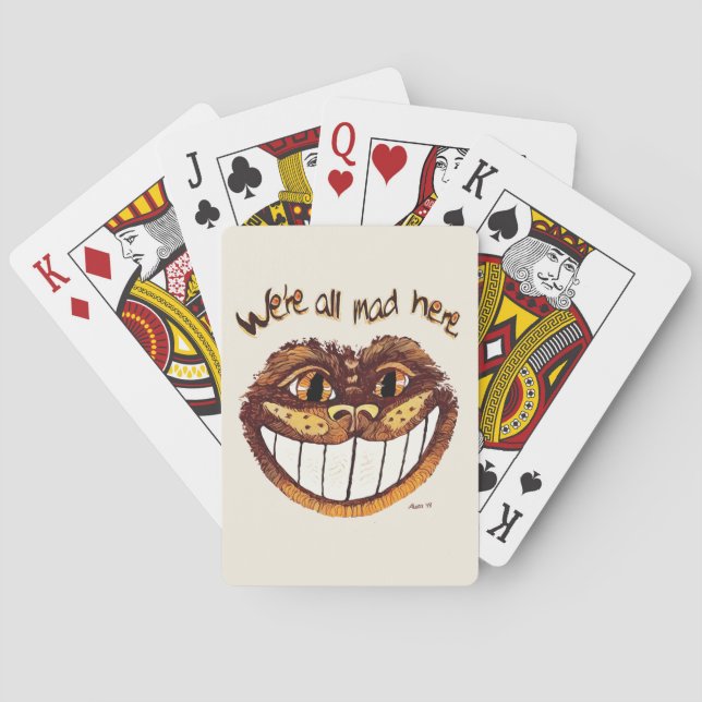 Jeu De Cartes Mad Cat Smile par Aleta (dos)