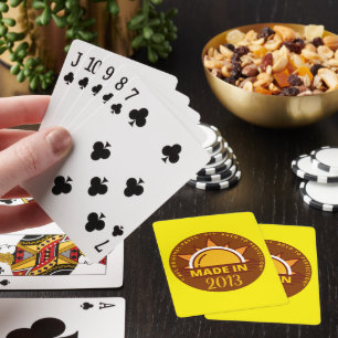 Jeu De Cartes MADE IN 2013 drôle cadeau d'anniversaire