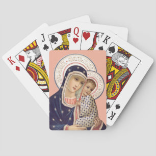 Jeu De Cartes Madonna et l'enfant