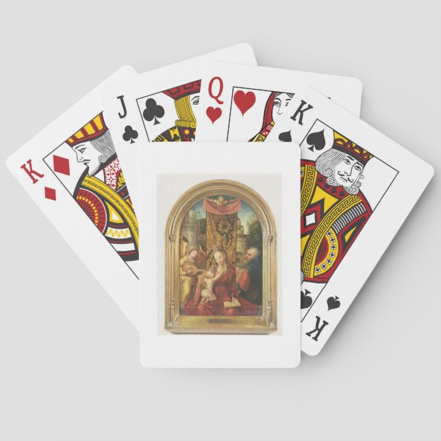 Jeu De Cartes Madonna et l'enfant couronnés (dos)