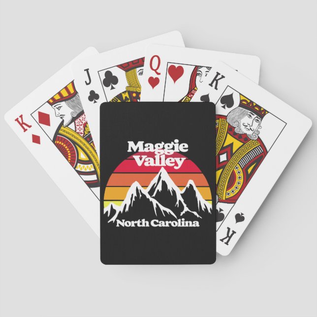 Jeu De Cartes Maggie Valley Caroline du Nord (dos)