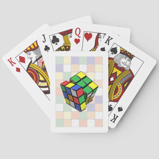 Jeu De Cartes magic cube witour colour pattern ligtern (dos)