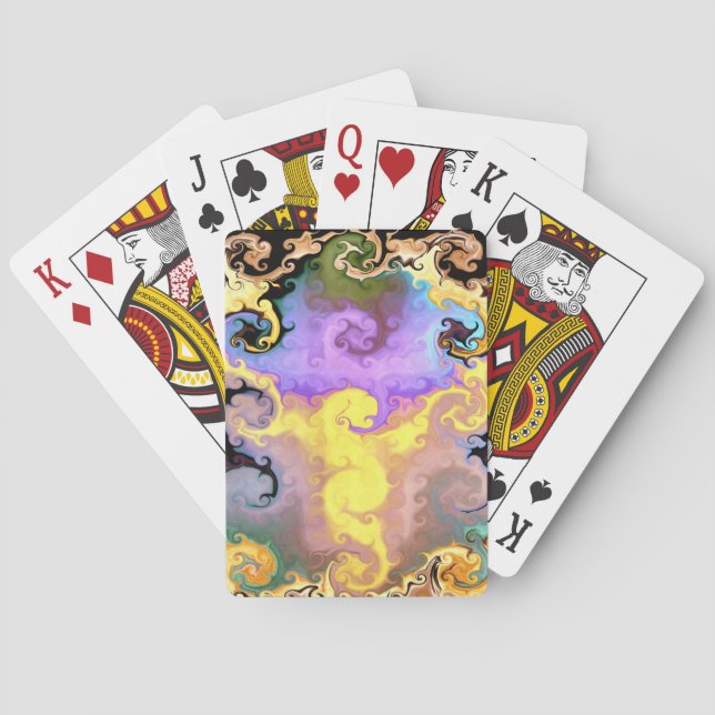Jeu De Cartes Magic Dragon Abstrait King's Playing Cards (dos)