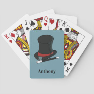 Jeu De Cartes Magiciens Casquette et baguette magique Personnali