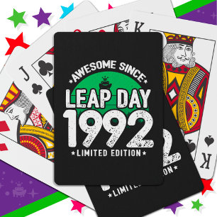 Jeu De Cartes Magnifique depuis 1992 Leap Année Jour Février 29 