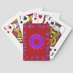 Jeu De Cartes Magnifique Inde extraordinaire Motif Mendi Art Des