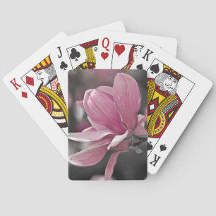 Jeu De Cartes Magnolia à assiette japonaise rose