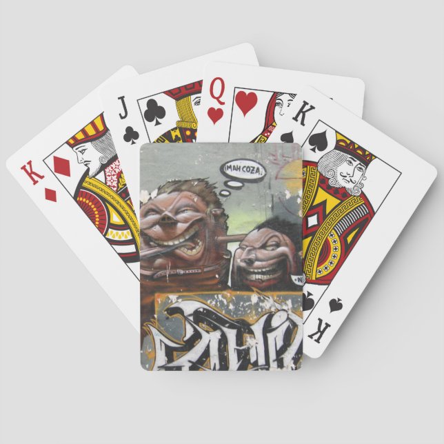 Jeu De Cartes Mah coza, Graffiti, Espagne Classic Playing Cards (dos)
