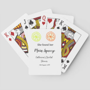 Jeu De Cartes Main Squeeze citron agrumes enterrement de vie de 