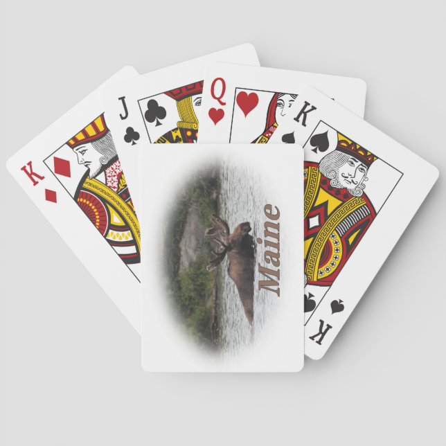 Jeu De Cartes Maine Bull Moose (dos)