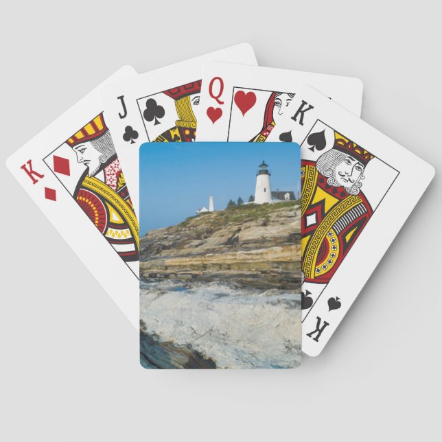 Jeu De Cartes Maine, Pemaquid Point, phare de Pemaquid Point (dos)