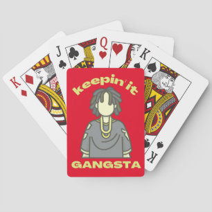 Jeu De Cartes MAINTENIR LE GANGSTA drôle hiphop musique