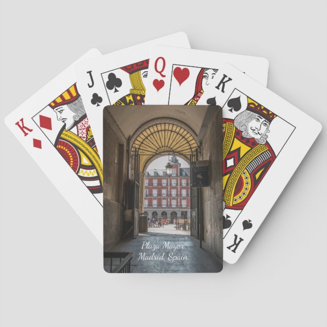 Jeu De Cartes Maire de plaza, cartes de jeu de Madrid (dos)