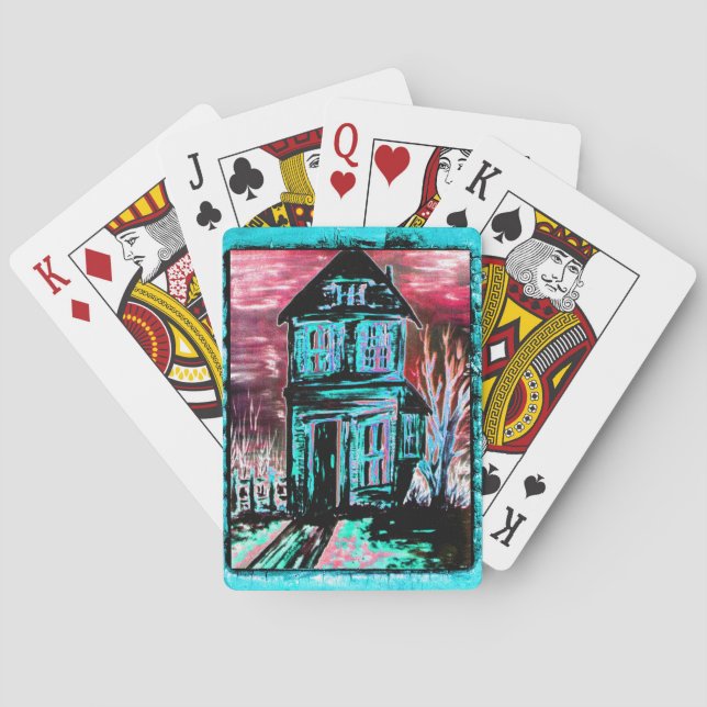 Jeu De Cartes Maison d'invitation (dos)