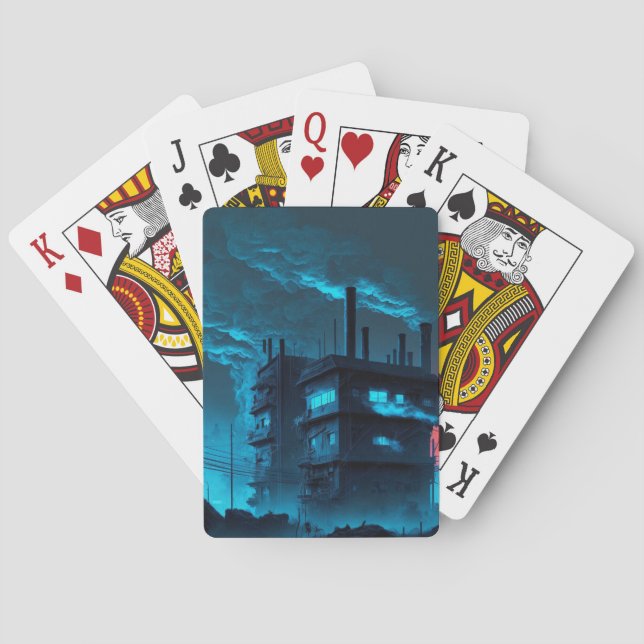 Jeu De Cartes Maison haunted (dos)