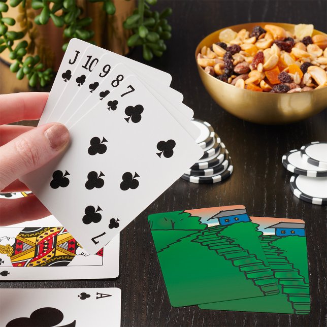 Jeu De Cartes Maison Sur Green Hill (Créateur téléchargé)