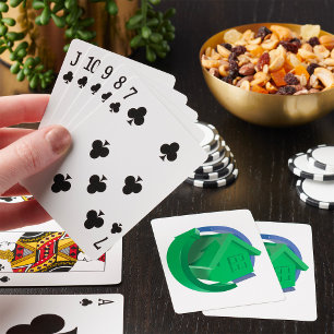 Jeu De Cartes Maison Verte Et Flèches