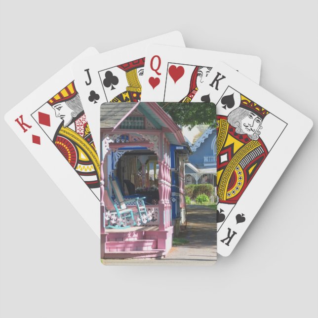 Jeu De Cartes Maisons alignées - Martha's Vineyard (dos)