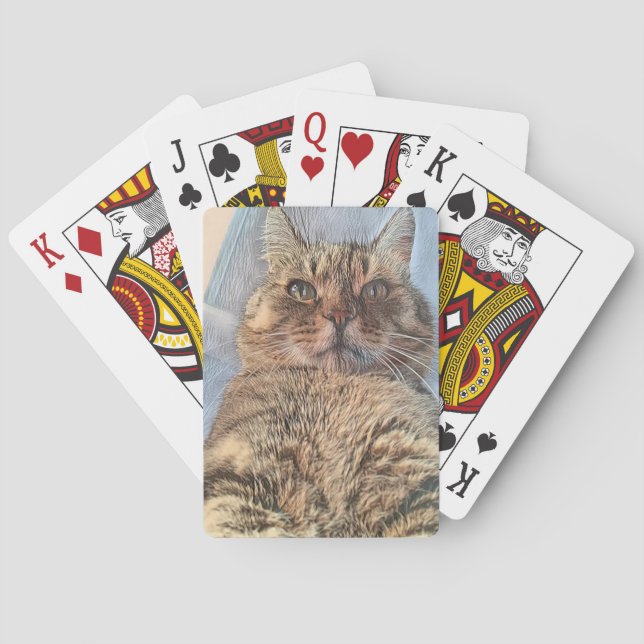 Jeu De Cartes Majestic Tiger Cat  (dos)