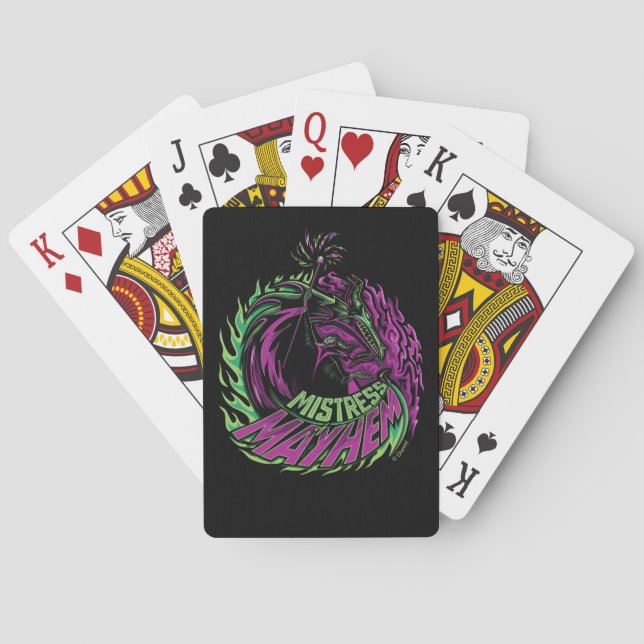 Jeu De Cartes Maléfique | Maîtresse de Mayhem Jouer aux cartes (dos)