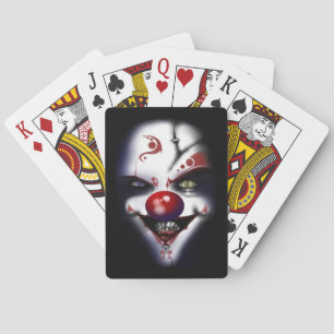 Jeu De Cartes Malin Clown Chirurgien De Remplacement Effrayant