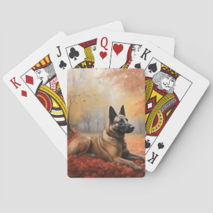 Jeu De Cartes Malinoi belge en automne Leaves Fall Inspire