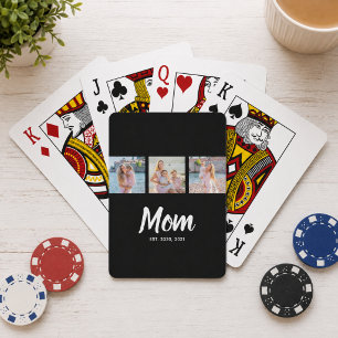 Jeu De Cartes Maman a établi un script moderne noir 3 Photo