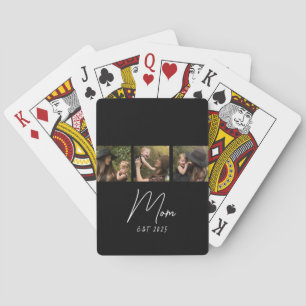 Jeu De Cartes Maman a établi un script moderne noir 3 Photo