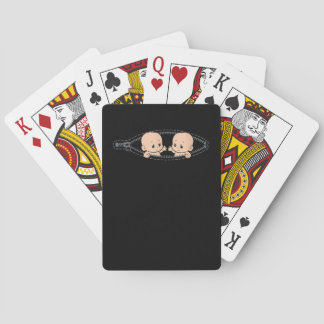 Jeu De Cartes Maman De Twin Grossesse Twins Maman Enceinte Avec 