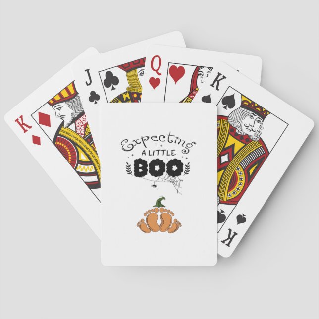 Jeu De Cartes Maman enceinte pour Halloween Future maman attenda (dos)