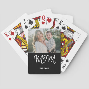 Jeu De Cartes Maman établie, Cartes de Poker avec Photo