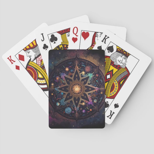 Jeu De Cartes Mandala Cosmic Visionary Art Jouer des cartes (dos)