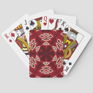 Jeu De Cartes mandala en or blanc rouge chocolat