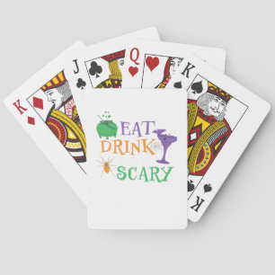 Jeu De Cartes Mangez, buvez et soyez effrayant Halloween