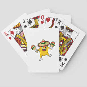 Jeu De Cartes Mango comme musicien avec Maraca