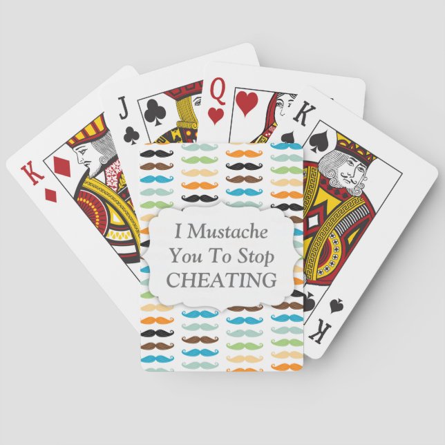 Jeu De Cartes Manly Mustaches (dos)