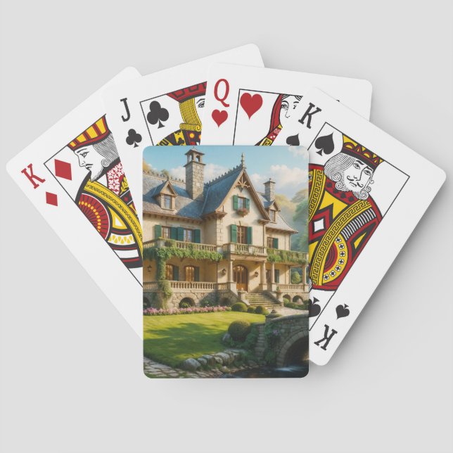 Jeu De Cartes Mansion du moment parfait capturé (dos)