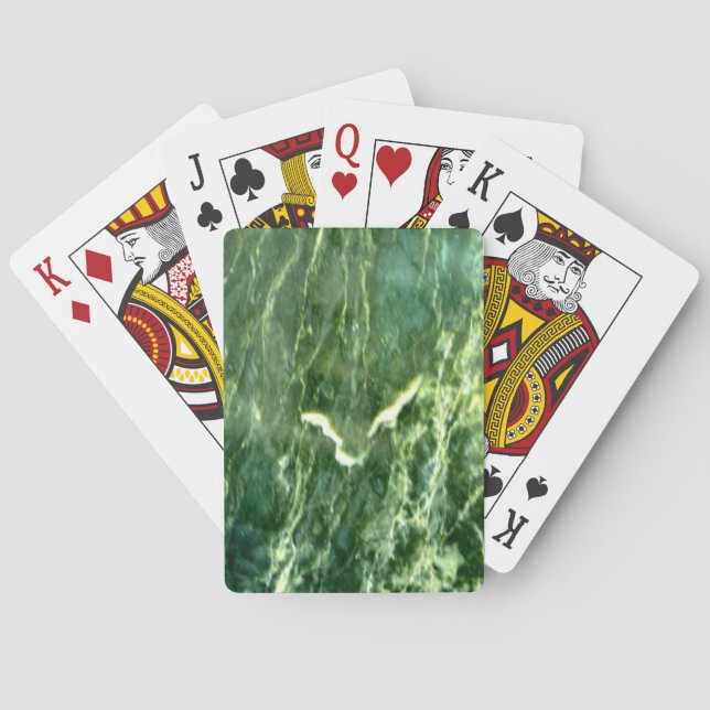 Jeu De Cartes Marbre Alpi Vert (dos)